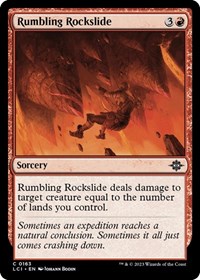 Rumbling Rockslide - The Lost Caverns of Ixalan - NM