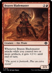 Brazen Blademaster - The Lost Caverns of Ixalan - NM