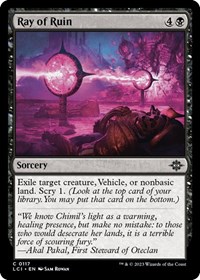 Ray of Ruin - The Lost Caverns of Ixalan - NM