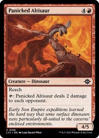 Panicked Altisaur - The Lost Caverns of Ixalan - NM