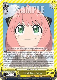 Confident, Anya - SPY x FAMILY - NM