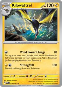 Kilowattrel - SV06: Twilight Masquerade - NM