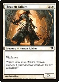 Thraben Valiant - Avacyn Restored - NM