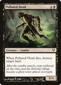 Polluted Dead - Avacyn Restored - NM