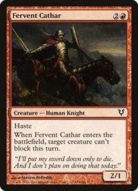 Fervent Cathar - Avacyn Restored - NM