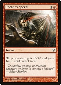 Uncanny Speed - Avacyn Restored - NM