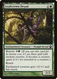 Leafcrown Dryad - Theros - NM