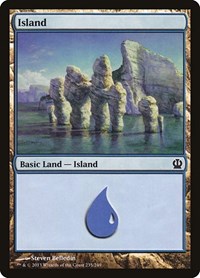 Island (235) - Theros - NM
