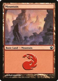 Mountain (242) - Theros - NM