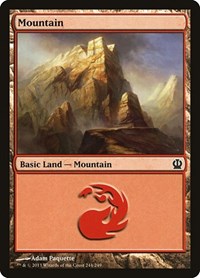 Mountain (244) - Theros - NM