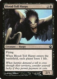 Blood-Toll Harpy - Theros - NM