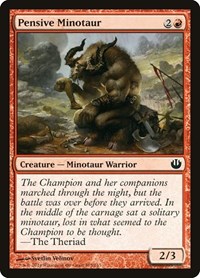 Pensive Minotaur - Journey Into Nyx - NM