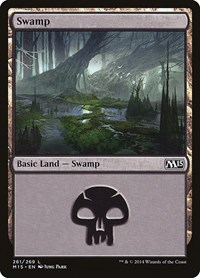 Swamp (261) - Magic 2015 - NM