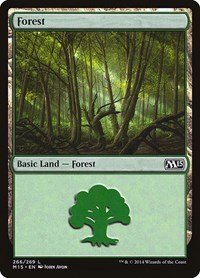 Forest (266) - Magic 2015 - NM