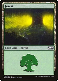 Forest (268) - Magic 2015 - NM