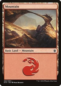 Mountain (262) - Khans of Tarkir - NM