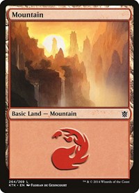 Mountain (264) - Khans of Tarkir - NM