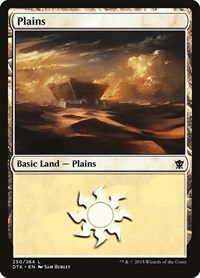 Plains (250) - Dragons of Tarkir - NM