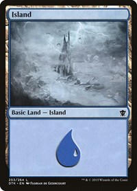 Island (253) - Dragons of Tarkir - NM