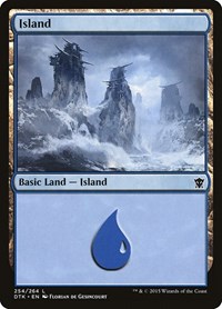 Island (254) - Dragons of Tarkir - NM
