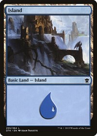 Island (255) - Dragons of Tarkir - NM