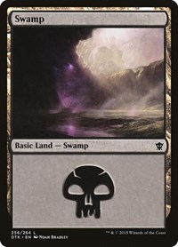 Swamp (256) - Dragons of Tarkir - NM