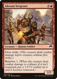 Akroan Sergeant - Magic Origins - NM