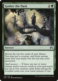 Gather the Pack - Magic Origins - NM