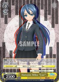 Hatsune Miku "Liar" - Hatsune Miku: Project DIVA F 2nd - NM