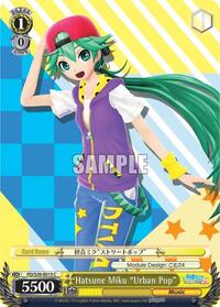Hatsune Miku "Urban Pop" - Hatsune Miku: Project DIVA F 2nd - NM