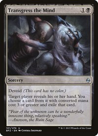 Transgress the Mind - Battle for Zendikar - NM