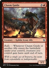 Chasm Guide - Battle for Zendikar - NM