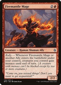 Firemantle Mage - Battle for Zendikar - NM