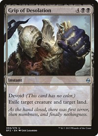 Grip of Desolation - Battle for Zendikar - NM