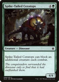 Spike-Tailed Ceratops - Ixalan - NM
