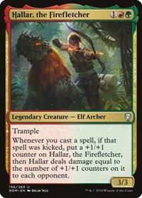 Hallar, the Firefletcher - Dominaria - NM
