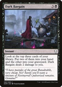 Dark Bargain - Dominaria - NM