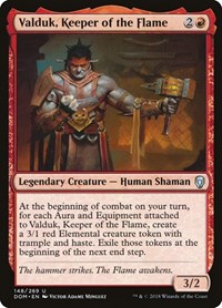 Valduk, Keeper of the Flame - Dominaria - NM