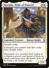 Kwende, Pride of Femeref - Dominaria - NM