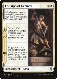 Triumph of Gerrard - Dominaria - NM