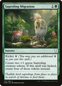 Saproling Migration - Dominaria - NM