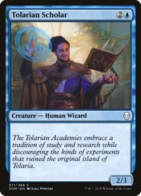 Tolarian Scholar - Dominaria - NM