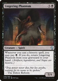 Lingering Phantom - Dominaria - NM
