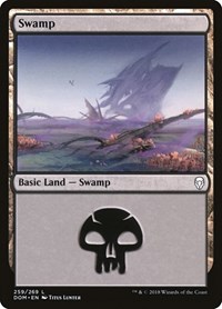 Swamp (259) - Dominaria - NM