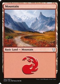 Mountain (262) - Dominaria - NM