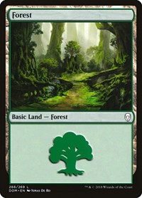 Forest (266) - Dominaria - NM