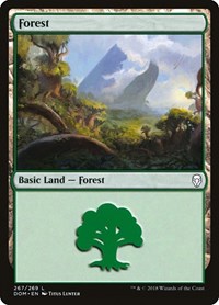 Forest (267) - Dominaria - NM