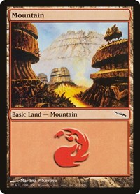 Mountain (301) - Mirrodin - NM