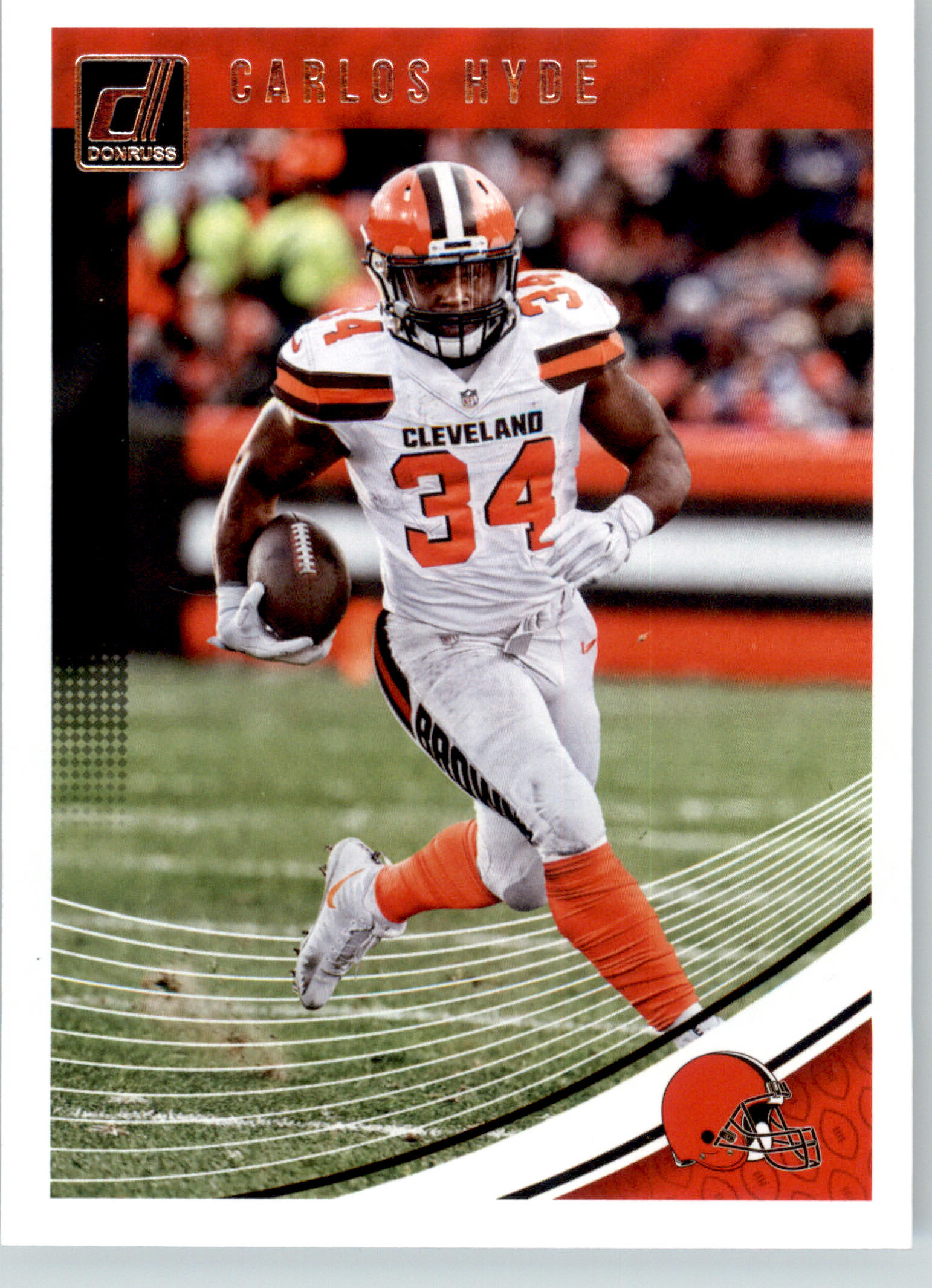 250 - Carlos Hyde - 2018 Donruss Football - Base NM