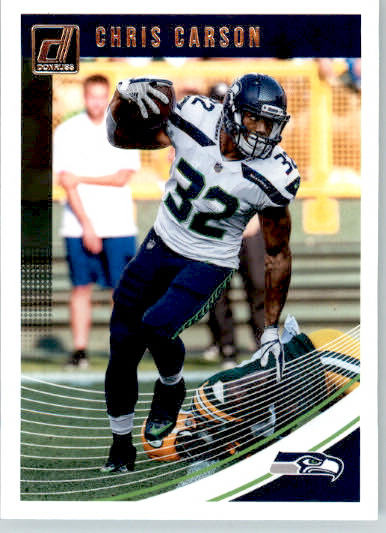 263 - Chris Carson - 2018 Donruss Football - Base NM